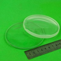 凹透镜镜片直径10cm焦距300mm 玻璃材质 双凹凹透镜 光学实验器材
